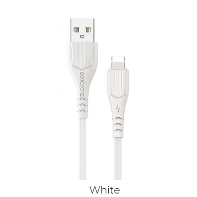 кабель для Apple Lightning USB Borofone BX37 1m белый