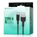 Кабель USB Type-C Borofone BX1 3A 1m черный