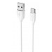 Кабель USB Type-C Borofone BX19 3A 1m белый