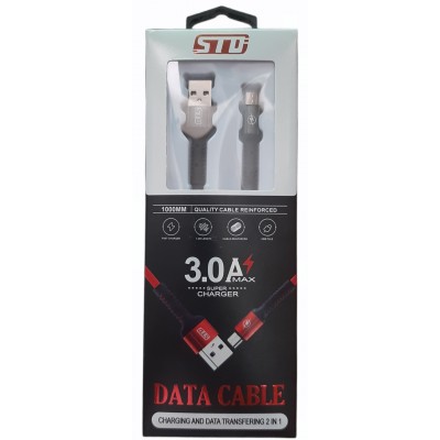Кабель Micro USB STD CY126 1m черн