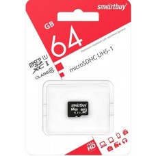 MicroSd 64Gb SmartBuy  class10 без адаптера