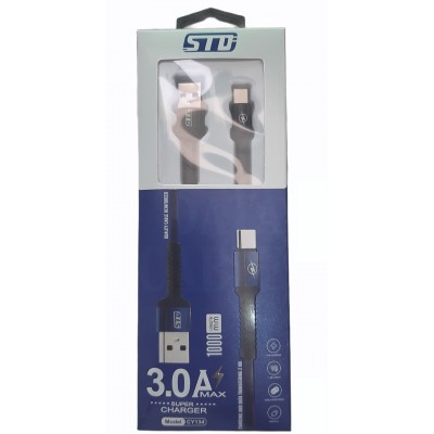 Кабель USB Type-C STD CY134 1m серый