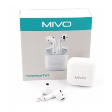 Наушники Bluetooth вкладыши MIVO MT-04 TWS вкладыши белые