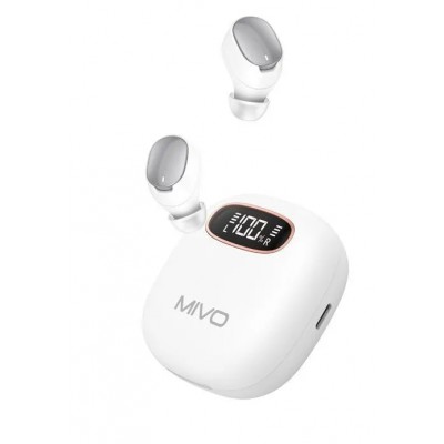 Наушники Bluetooth вакуумные MIVO MT-03 TWS белые