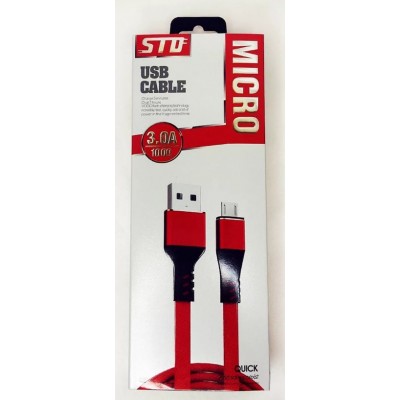 Кабель Micro USB STD CY132 1m красн