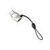 Переходник Type-C штекер - Micro USB гнездо Hoco UA8 серебр
