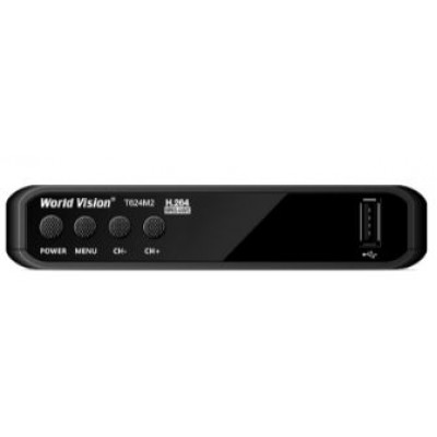 Ресивер DVB-T2/C World Vision T624M2 с кабельным тв и интернет