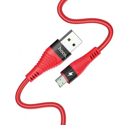 Кабель Micro USB Hoco U53 красный