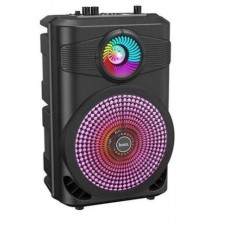 Колонка Bluetooth MP3 FM караоке с микрофоном Hoco BS46 черная
