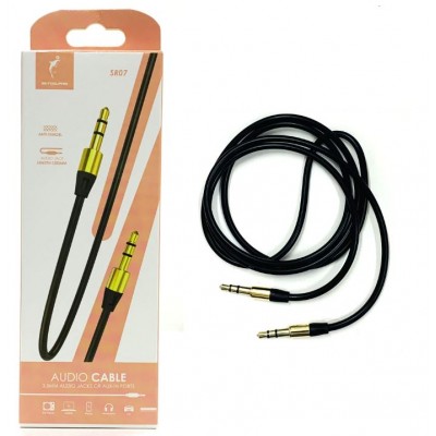Кабель Aux 3.5-3.5 Sky Dolphin SR07 черный
