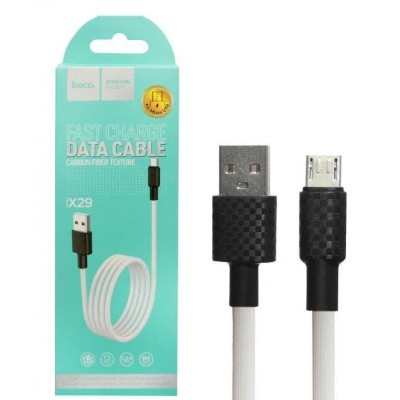 Кабель Micro USB Hoco X29 белый