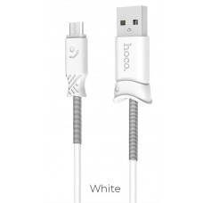 Кабель Micro USB Hoco X24 белый
