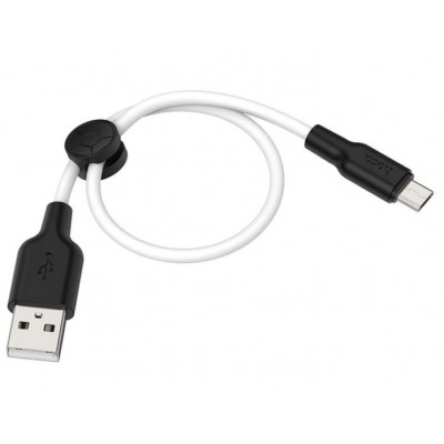 Кабель Micro USB Hoco x21 plus 0.25m белый