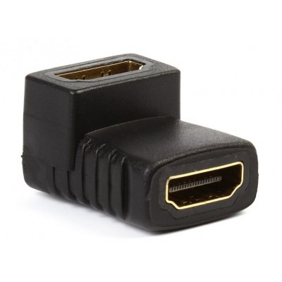Переходник HDMI соединитель (гнездо-гнездо) угловой Smartbuy A112