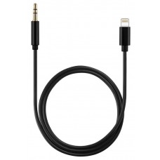 Переходник кабель для Apple lightning - 3.5 штекер aux 1m KY-122 черный