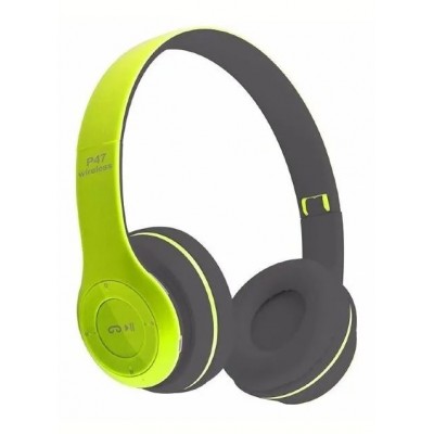Наушники Bluetooth P47 зеленые