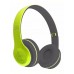 Наушники Bluetooth P47 зеленые