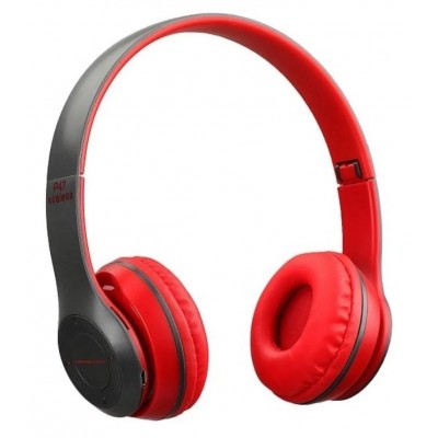 Наушники Bluetooth P47 красные