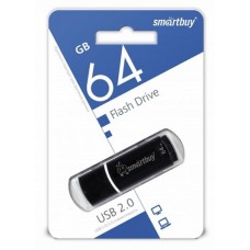 Флешка USB  64Gb SmartBuy Crown Black
