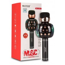 Колонка микрофон Bluetooth Mp3 караоке WS-2911 камуфляж