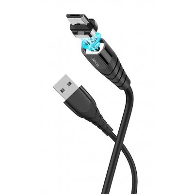 Кабель Micro USB магнитный Hoco X63 черн