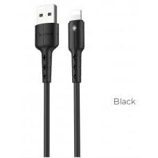 кабель для Apple Lightning USB Hoco X30 черный