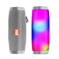 Колонка Bluetooth MP3 LED TG157 серая