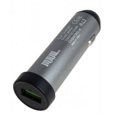 Зарядное автомобильное удлиненное АЗУ Usb 1x MRM MR59A 2.1A серый