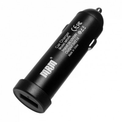 Зарядное автомобильное удлиненное АЗУ Usb 1x MRM MR59A 2.1A черный