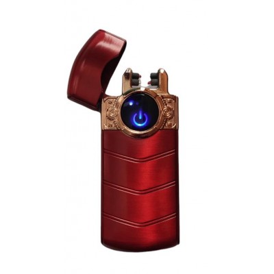 Зажигалка Usb плазменная 2 дуги Красная
