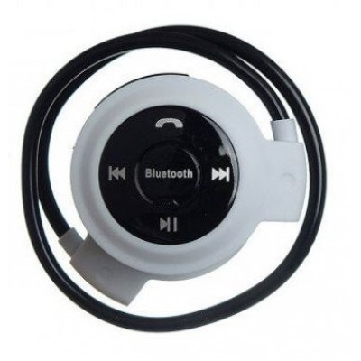 Наушники bluetooth mini-503 бело-черные