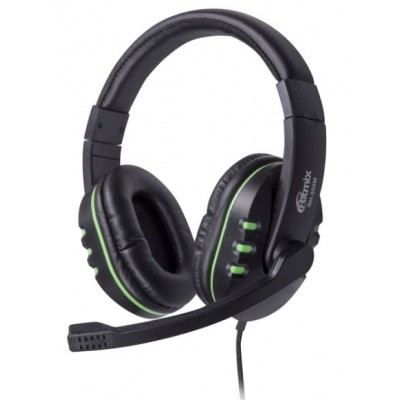Наушники гарнитура PC Ritmix RH-555M зеленая