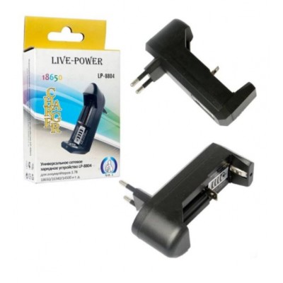 Зарядное сетевое для батарей 18650x1 Live-Power LP8010 A1476