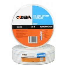 Кабель антенный Cadena RG-6SAT-Optima HQ белый