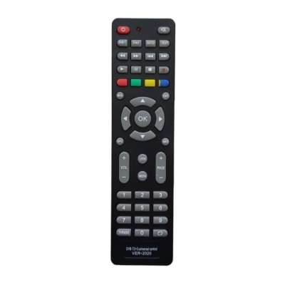 Пульт универсал для T2 тюнеров DVB-T2+3 ver.2020 картон упаковка