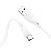 Кабель USB Type-C Hoco X61 silicone белый