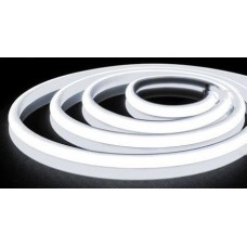 Лента LED Neon белая узкая 5m 12v с блоком питания