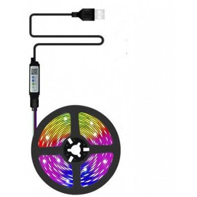 Лента LED Strip 5050 RGB 5m, Usb, bluetooth