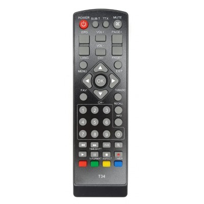 Пульт для T2 тюнеров World Vision T34 / HOB693