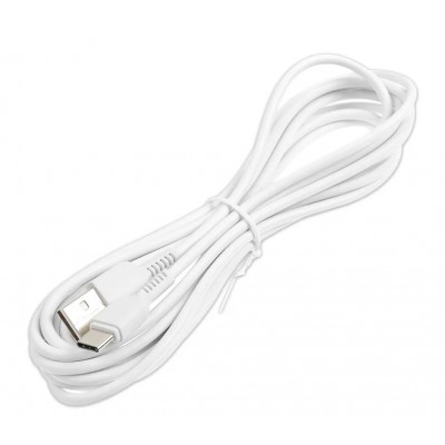 Кабель USB Type-C Hoco X20 3m белый