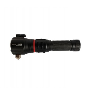 Фонарик металлический YYC-1810-P50 зум, 18650, мультифункциональный