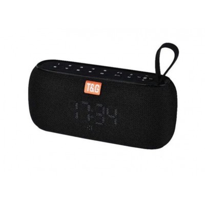Колонка Bluetooth MP3 часы TG-177 черный