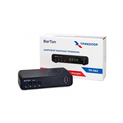 Ресивер DVB-T2 Barton Триколор LCD TH-562