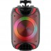 Колонка Bluetooth MP3 FM караоке с микрофоном ZQS-8118 красная