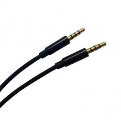 Кабель Aux 3.5-3.5 4pin нейлон 1m