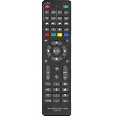 Пульт универсал для T2 тюнеров DVB-T2+3+TV ver.2022 H0037926