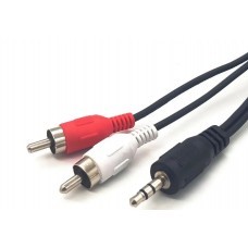Кабель Aux 3.5 штекер - 2RCA 2m VS E020