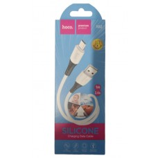 Кабель Micro USB Hoco X82 silicone белый