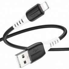 Кабель для Apple Lightning USB Hoco X82 silicone черный