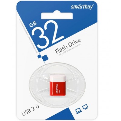 Флешка USB 32Gb SmartBuy Lara красная